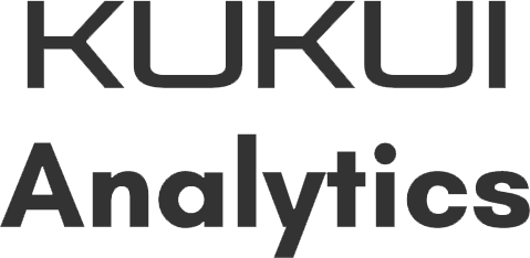 KUKUI Analytics logo in black text on a white background