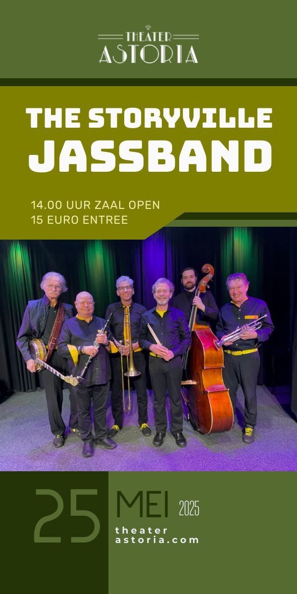 The Storyville Jassband is sinds 1959 actief op Jazzpodia in binnen- en buitenland.