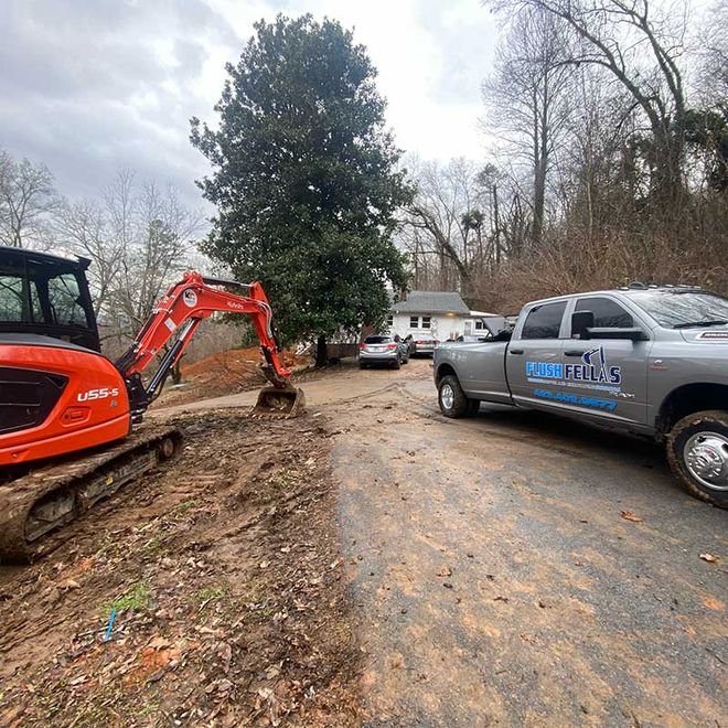 Flush Fellas Septic & Excavating Chattanooga TN equipment