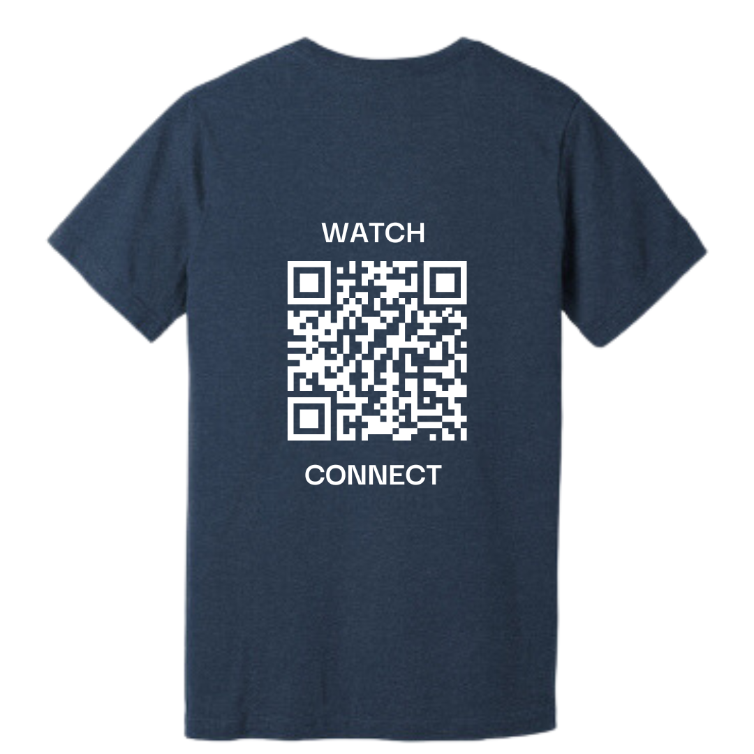 Unisex 316 Connect T-Shirt in Navy Blue