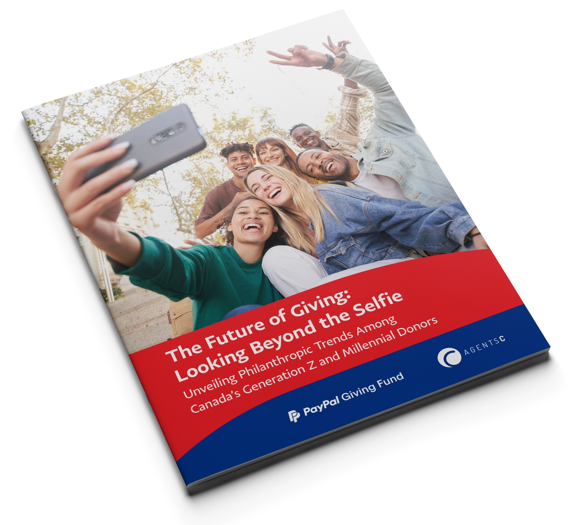 a book titled the future of giving looking beyond the selfie