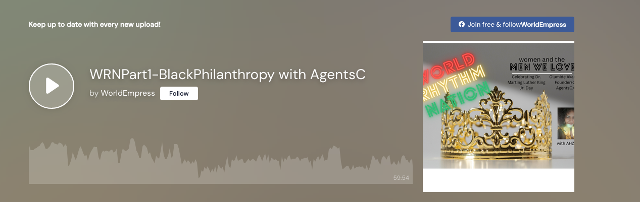 WRN Part 1-Black Philanthropy with AgentsC