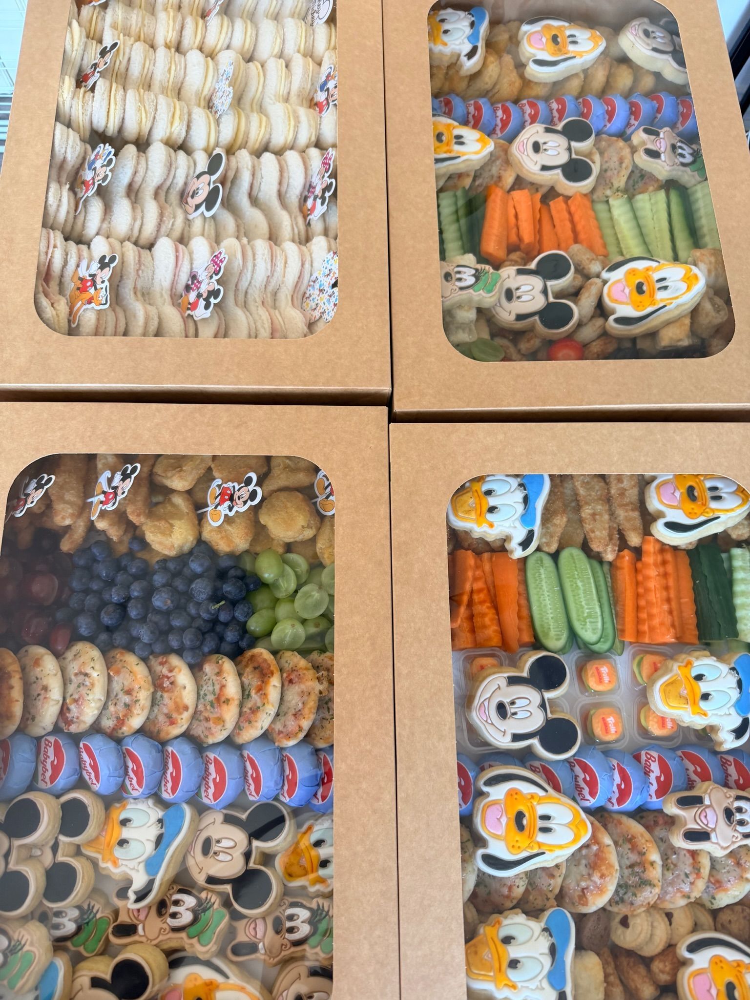 DIY graze box food display