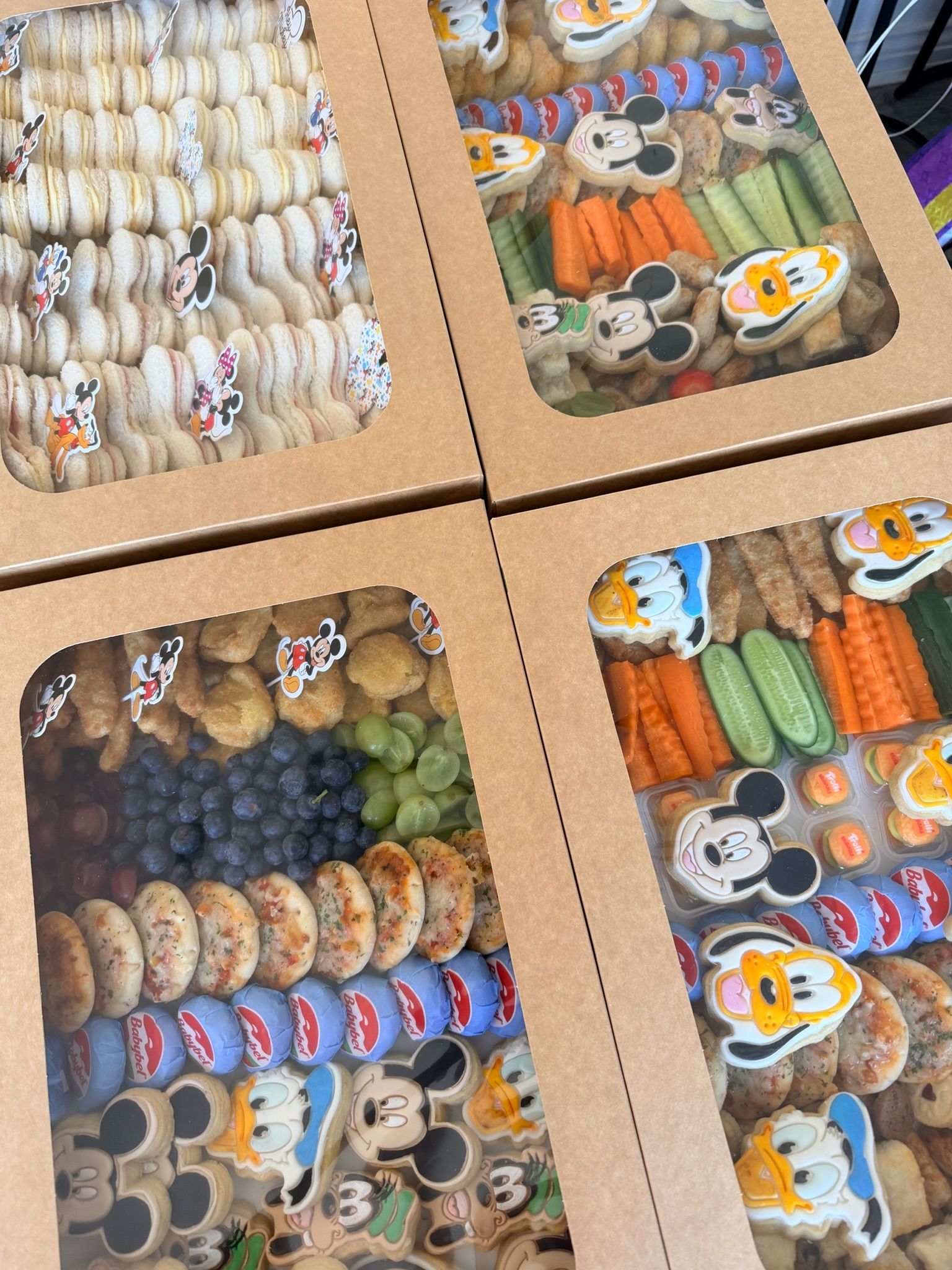 DIY graze box food arrangement
