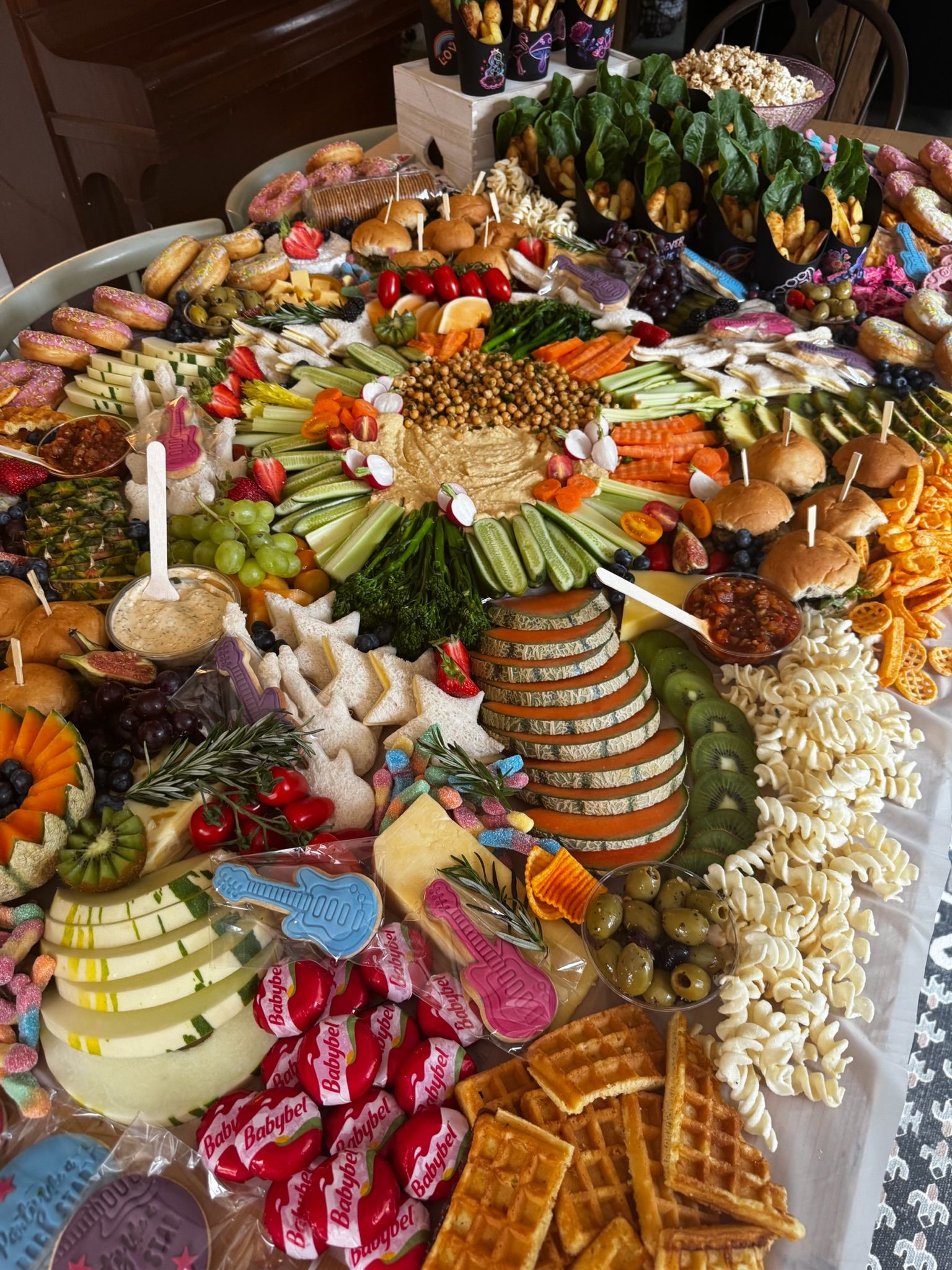 Grazing table food spread