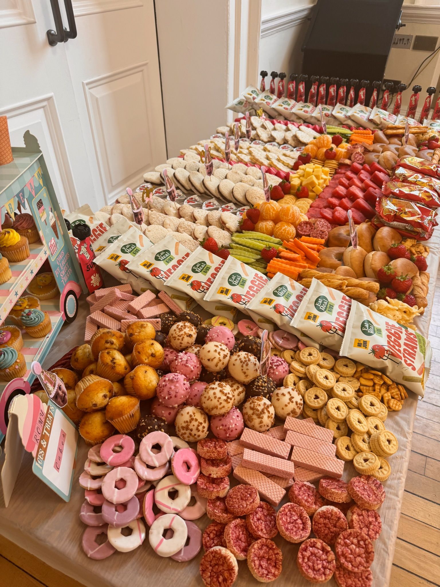 Kids party grazing platter display