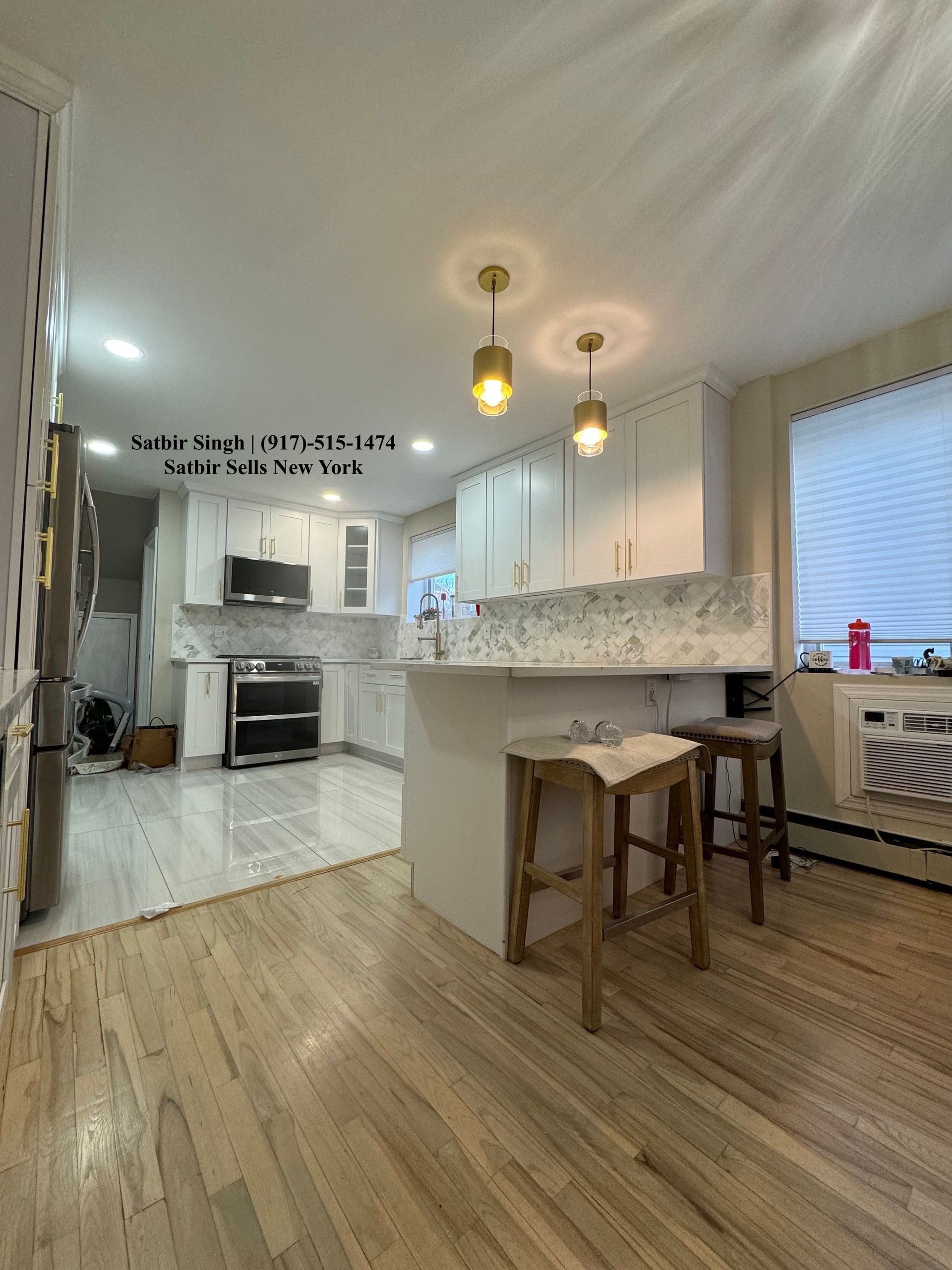 renvoated kitchen  new flooring and new walls and new cabinets for sale by satbir singh 9175151474