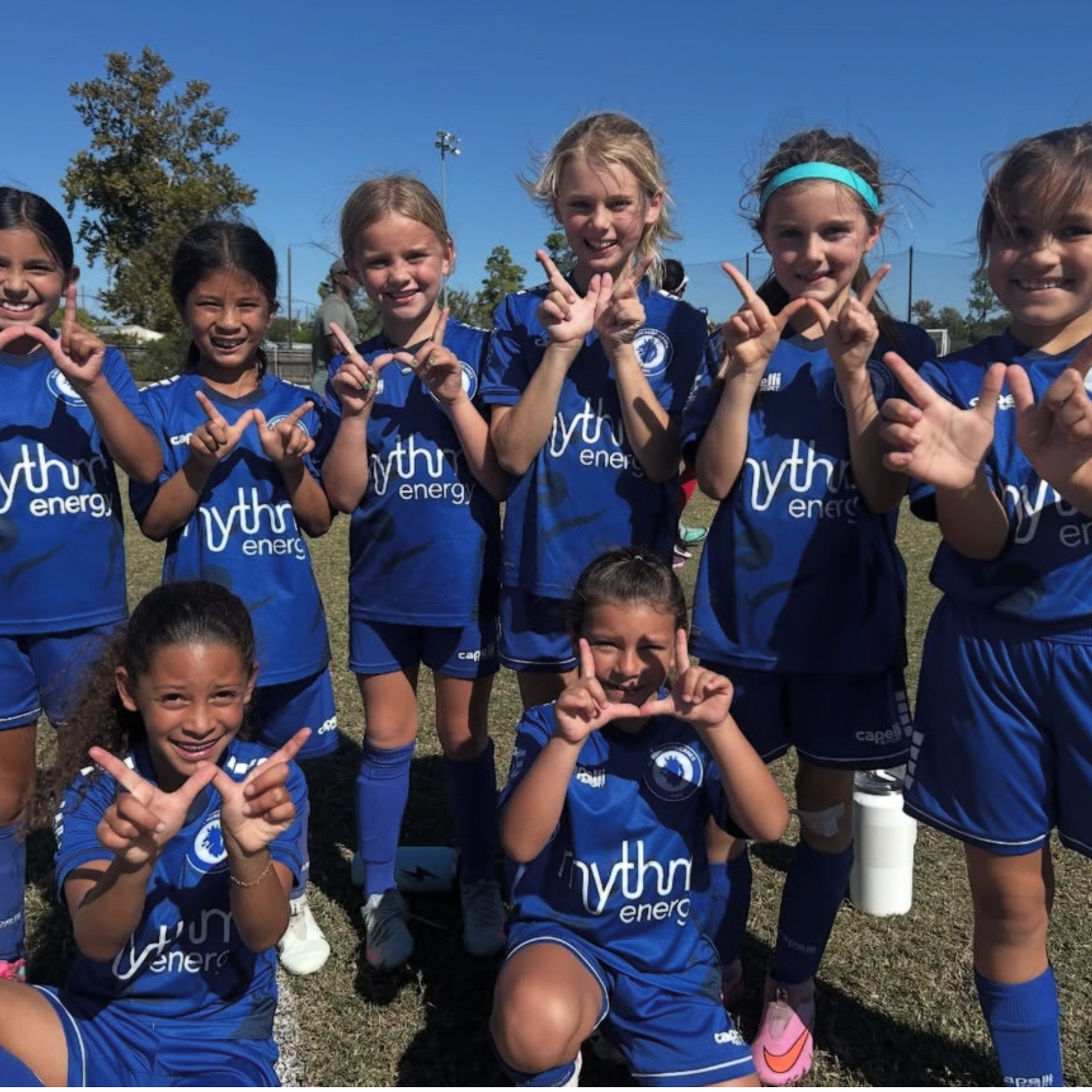 Albion Hurricanes FC youth players in a game