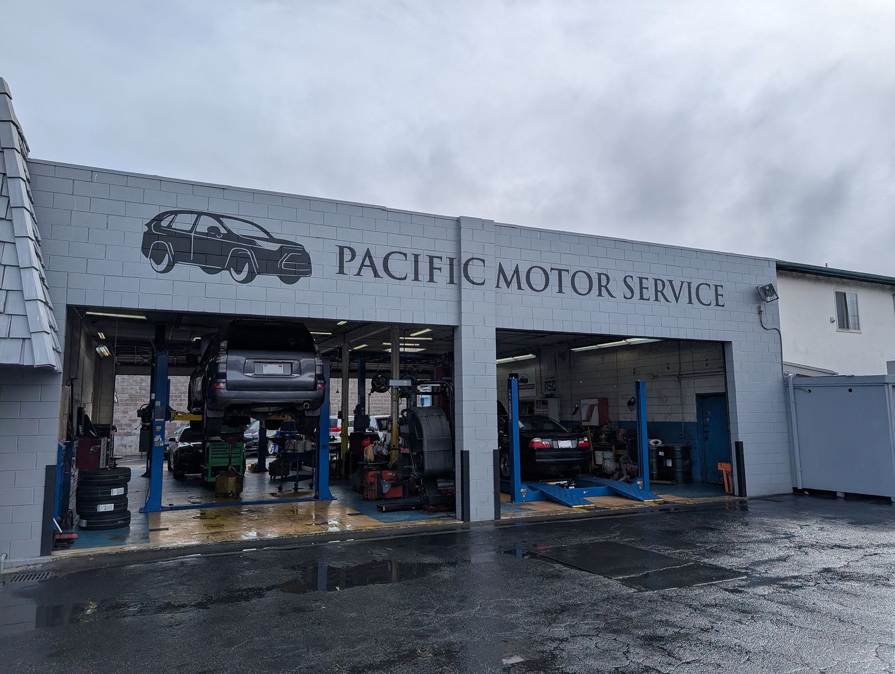 Outside of our shop | Pacific Motor Service