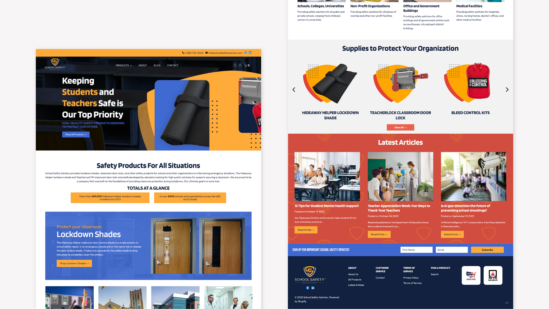 School Safety Solution site Case Study RivalMind