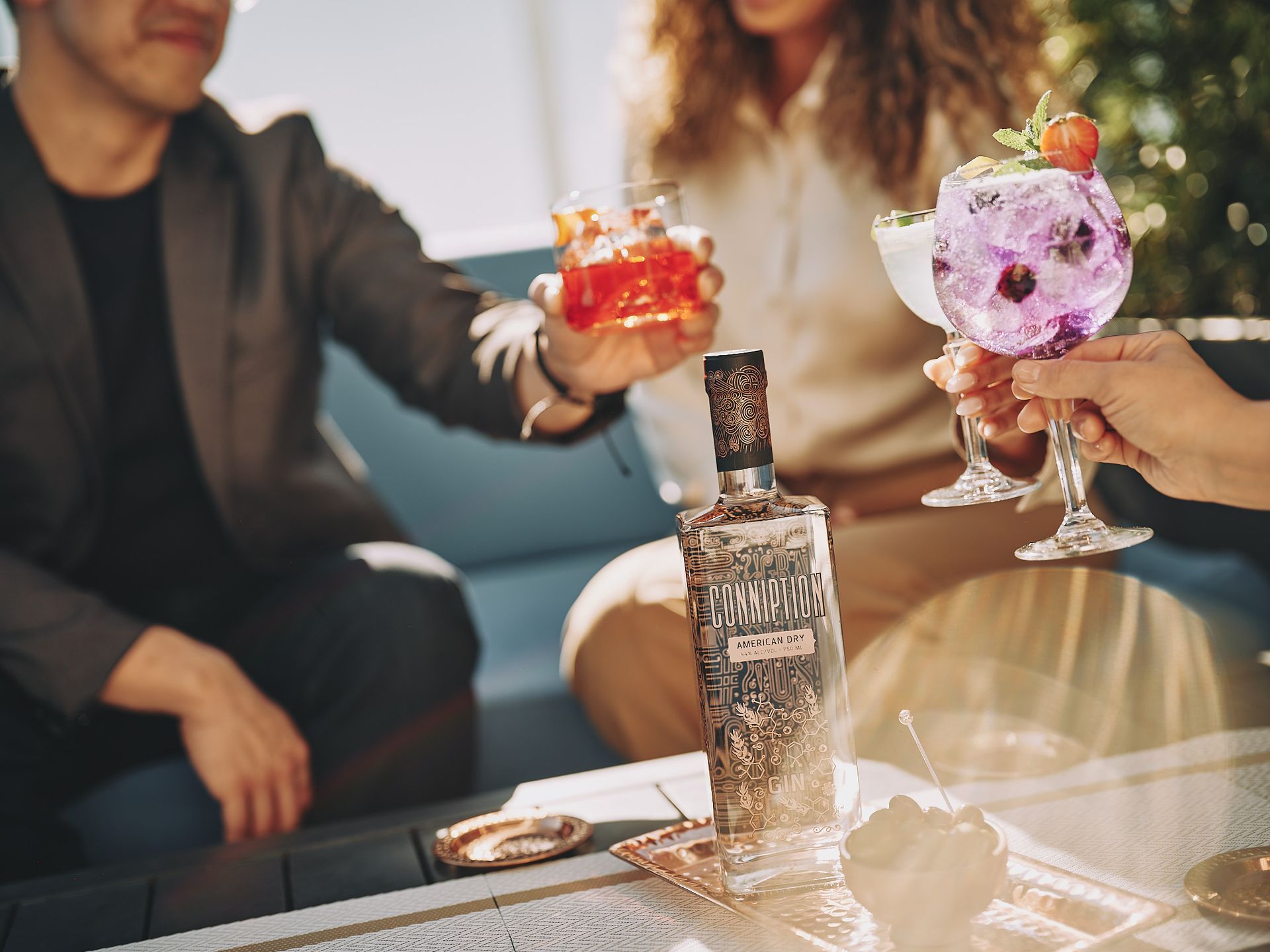 Alcohol, spirits, mocktail, non-alcohol, cocktail, olive oil  