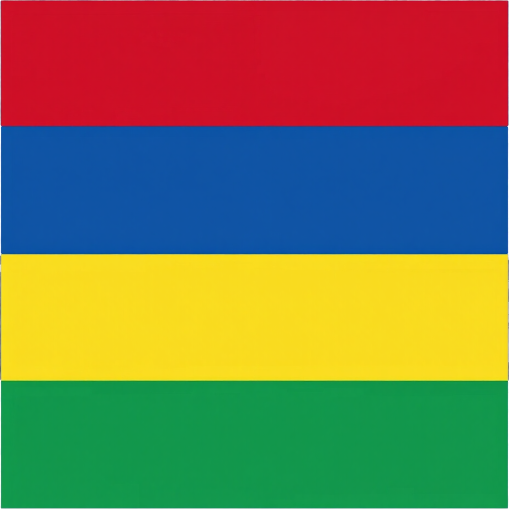 Malaysian flag with blue canton, yellow crescent and star, and red-and-white stripes
