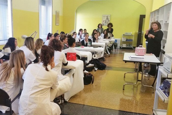 Lezione di trattamenti di bellezza