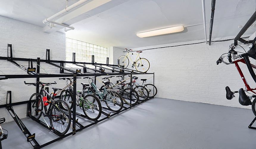 Bike Racks at Irving Courts by Reside Apartments, 718 W Irving Park Rd, 60613-3146
