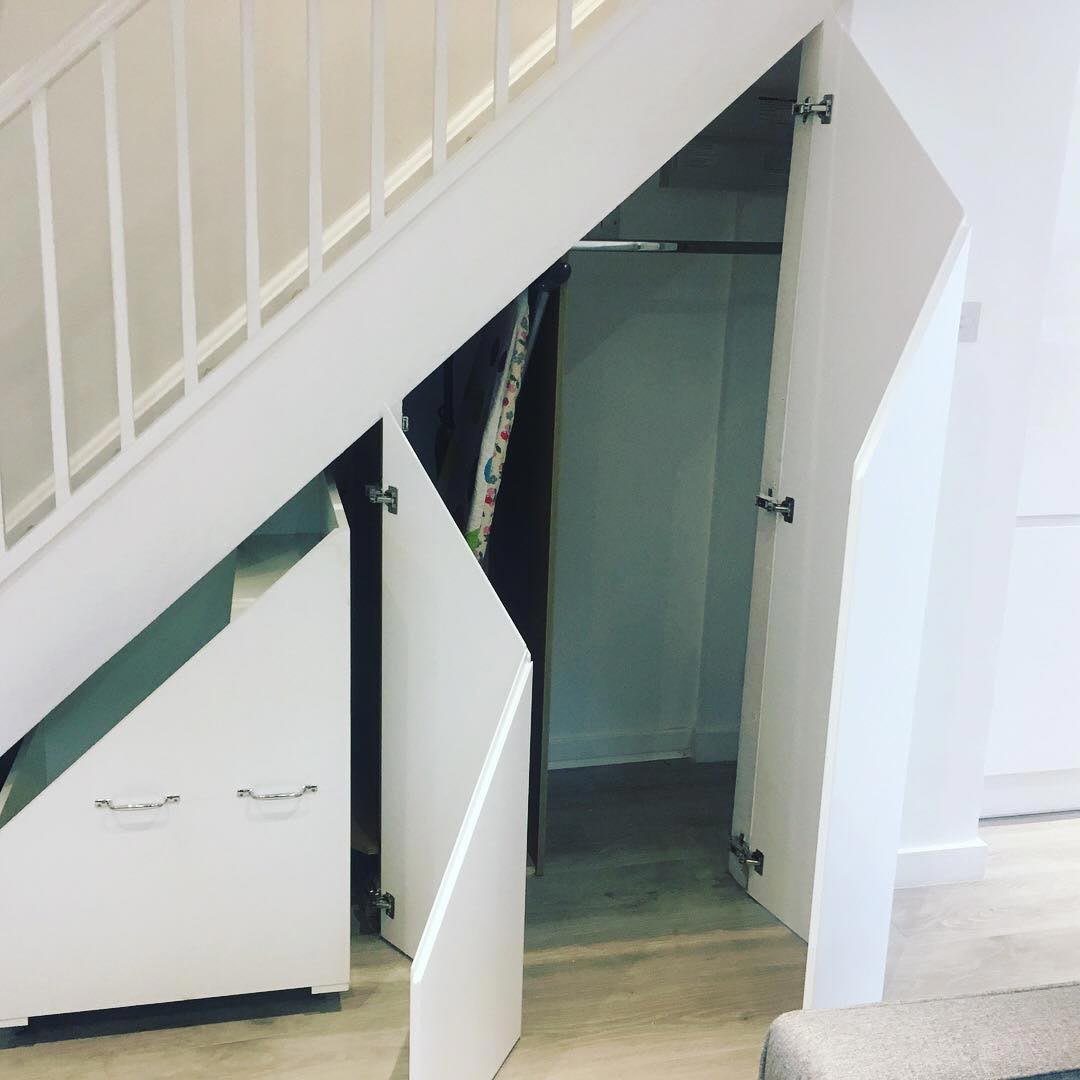 Under stairs storage installed in Stoke Newington