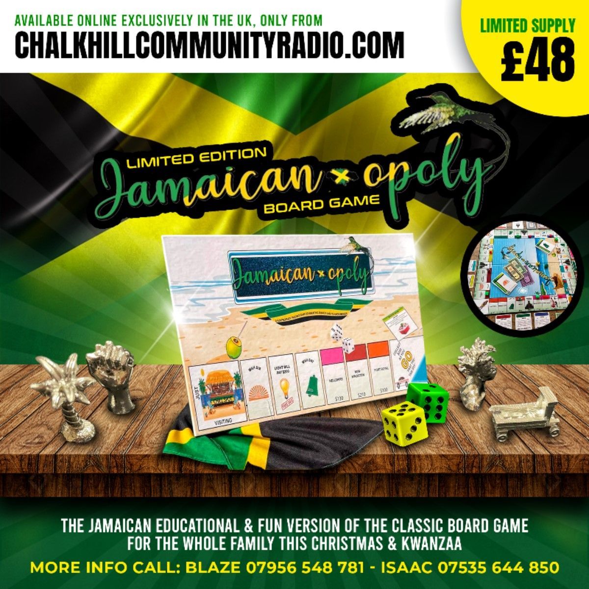 Jamacianopoly new limited board game