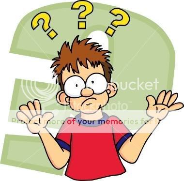 A Cartoon of a Boy With Question Marks Above His Head — Portsmouth, NH — Lager Susan R