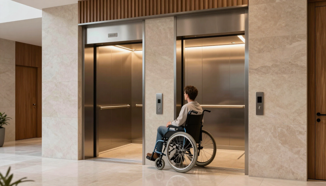 Ascensores accesibles para personas con discapacidad