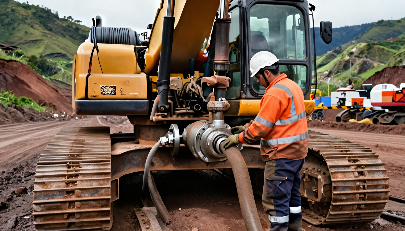 Mantenimiento en terreno de equipos hidráulicos para minería y obra