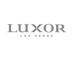 Luxor las vegas logo on a white background