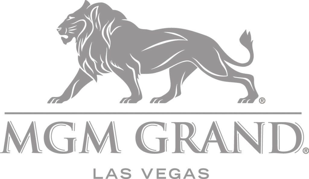 The mgm grand las vegas logo has a lion on it.