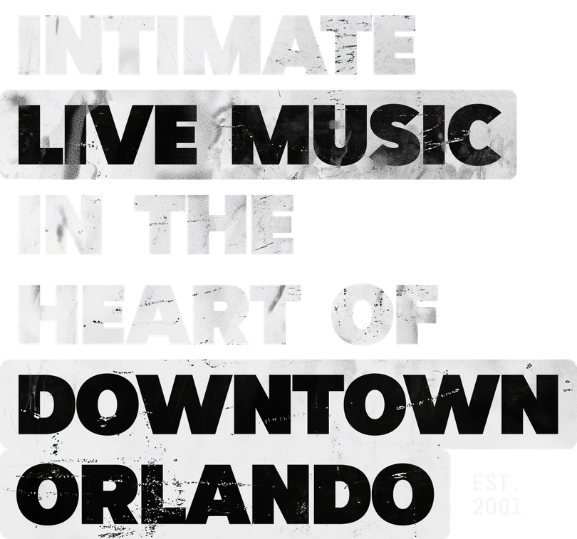 Intimate Live Music in the Heart of Downtown Orlando
