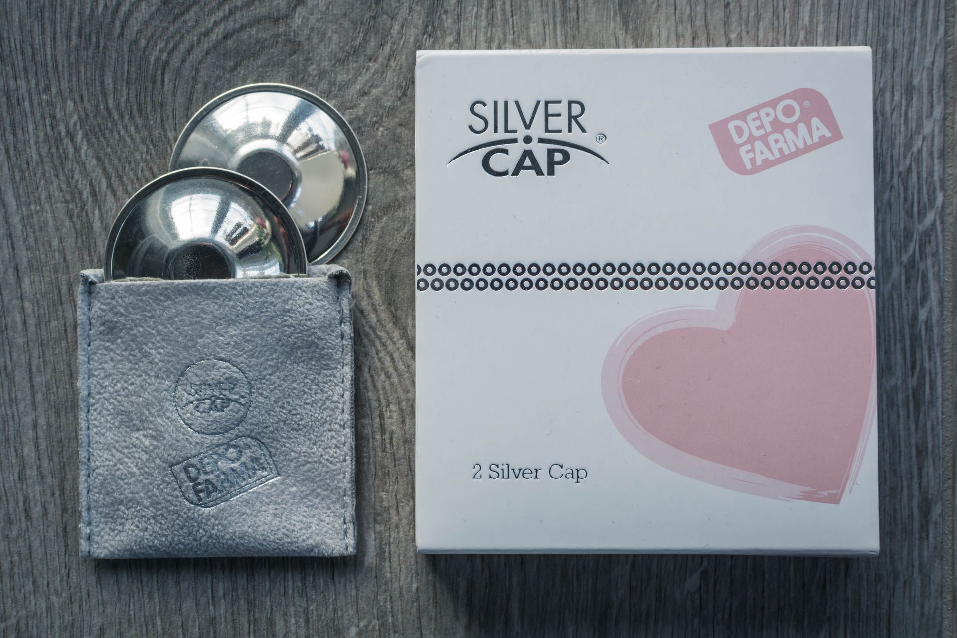 Silver Caps® zur Vermeidung oder Behandlung von Rhagaden an Brustwarzen