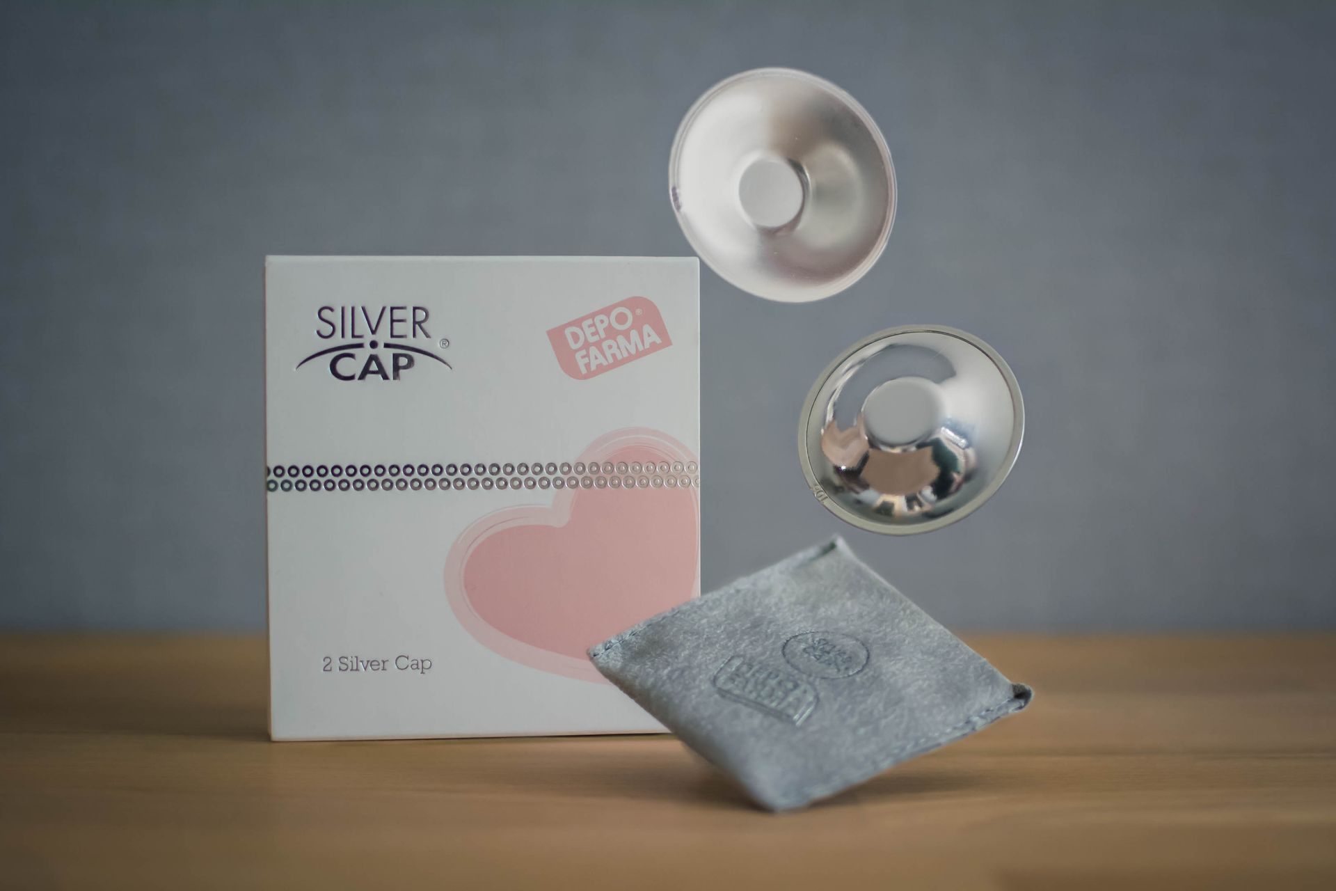 Silver Caps® zur Vermeidung oder Behandlung von Rhagaden an Brustwarzen