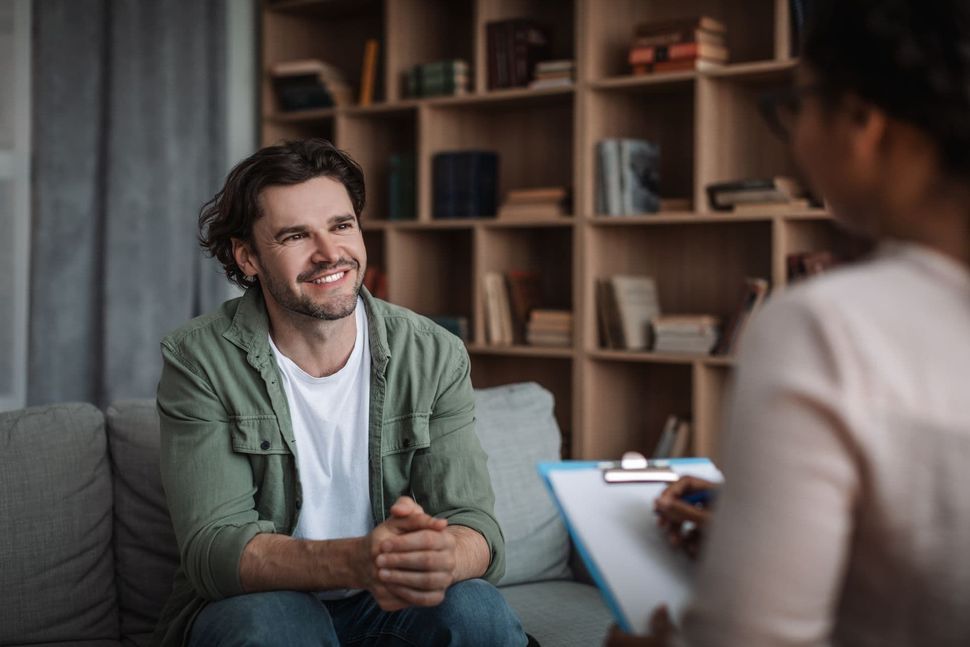 Man attends counselling, Singapore