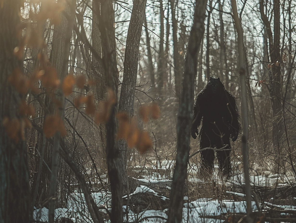  a wolf like creature called the Michigan Dogman