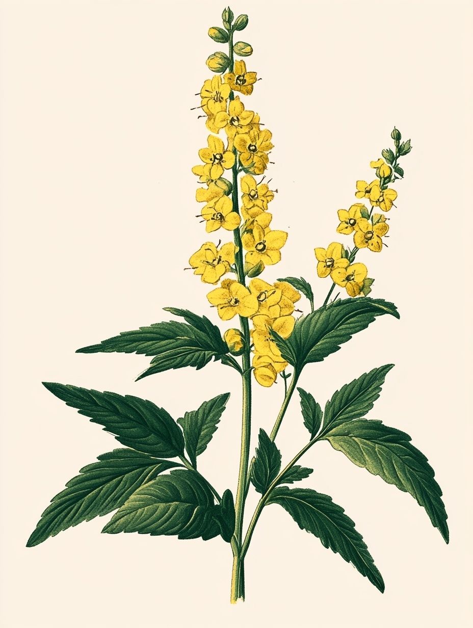 agrimony illustration