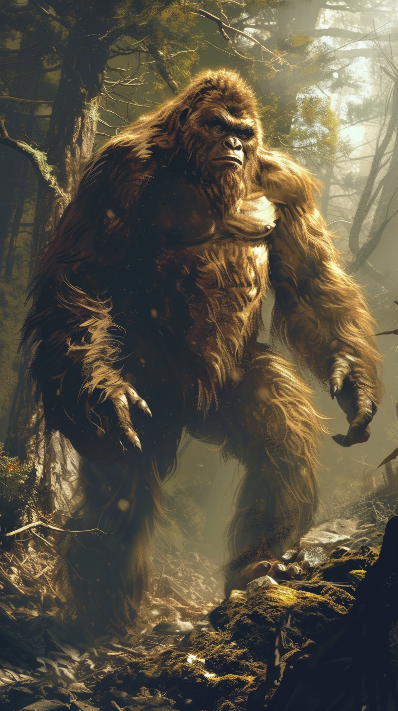 bigfoot in forest