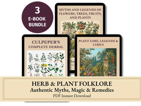 vintage books on tablet