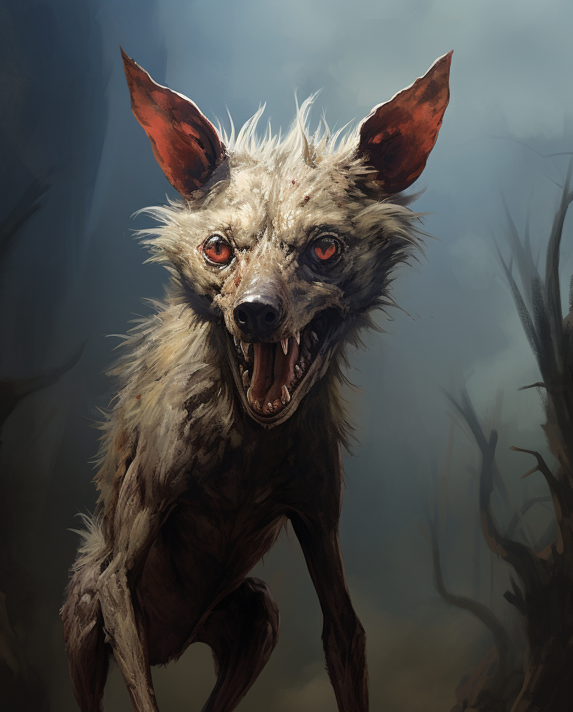 mangy canid el chupacabra