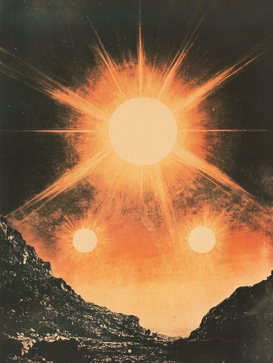 3 burning suns parhelia