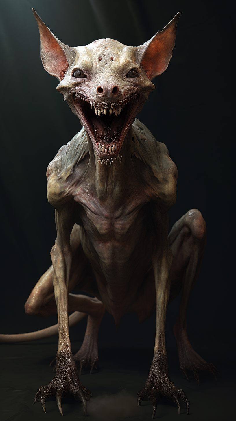 hairless chupacabra of south american lore