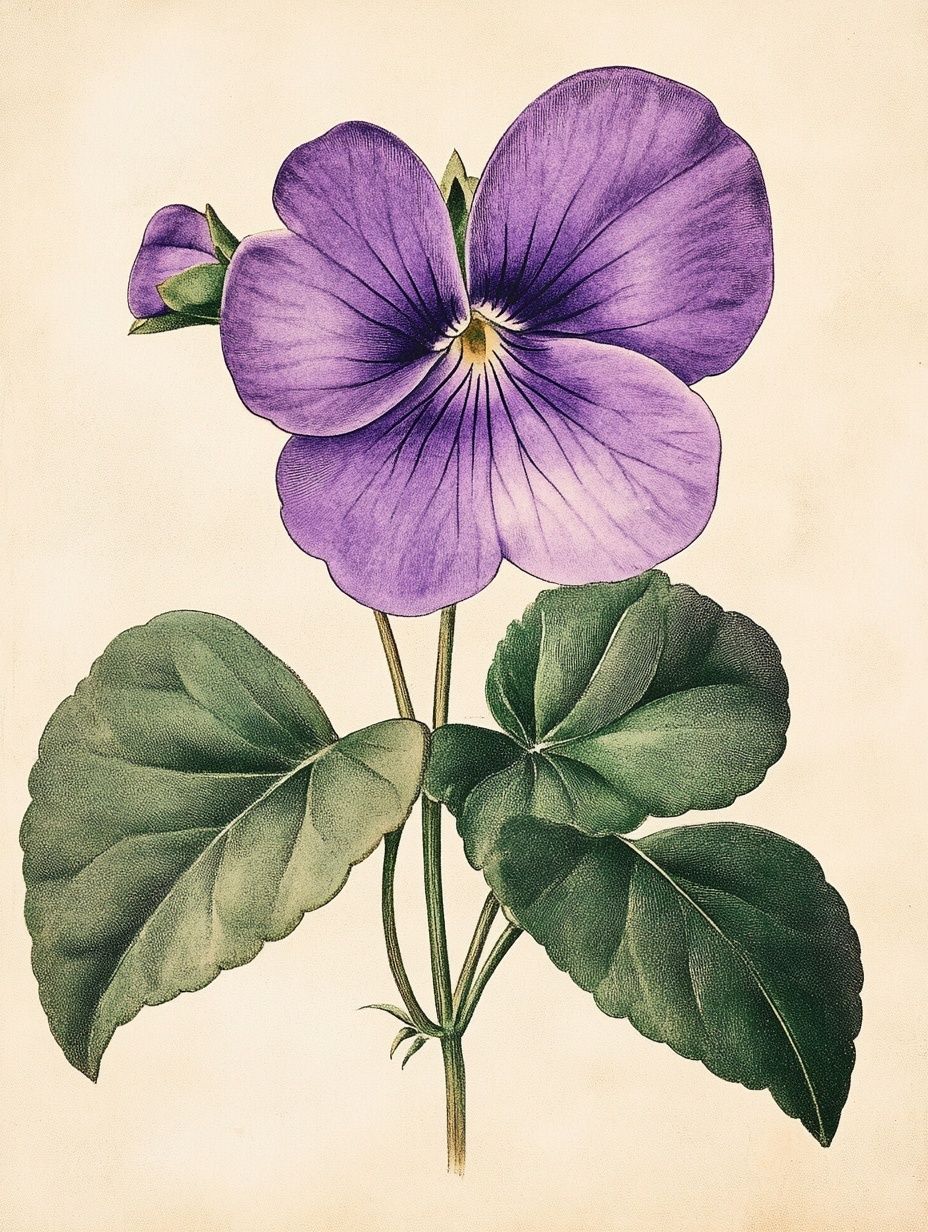 purple violet