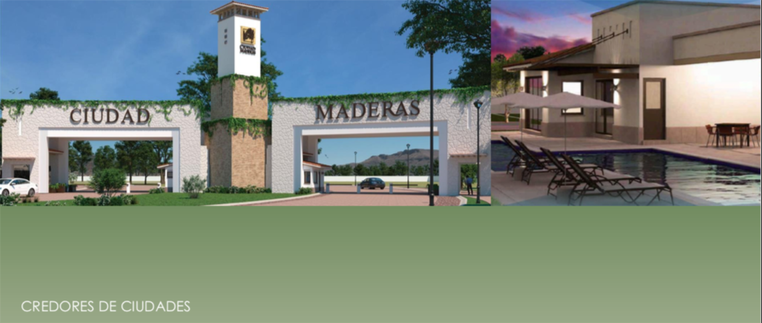 LOTES EN VENTA CIUDAD MADERAS SUR  Desarrollo único e innovador del más alto nivel residencial