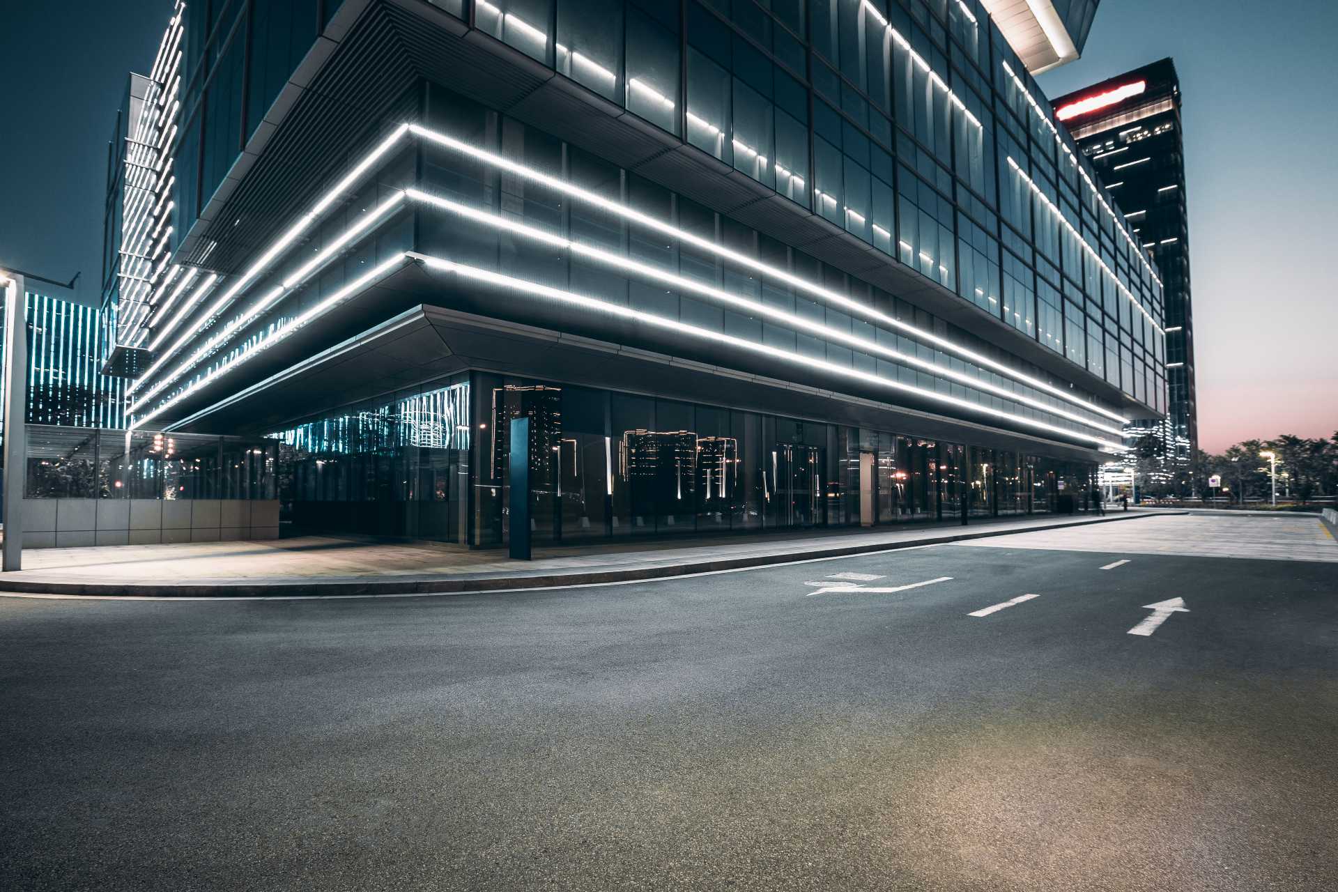 Edificio illuminato