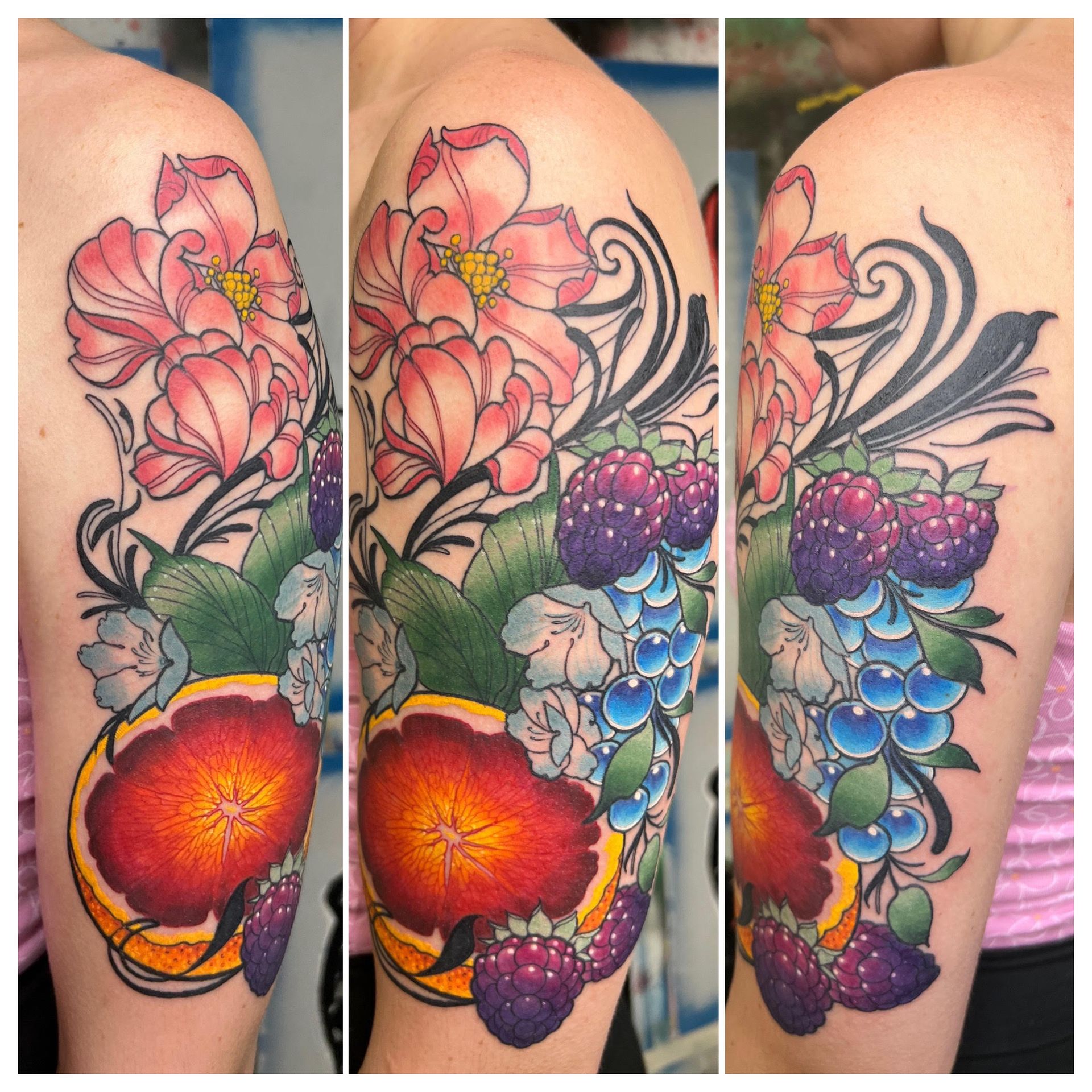 Rachelle St. Louis Tattoo Artist Thirteen Roses Tattoo