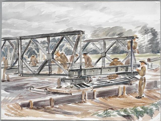 Tekening Bailey-brug