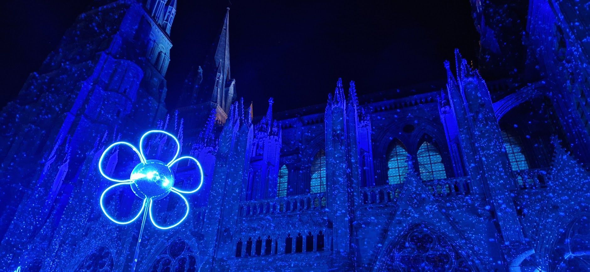 Verlichting Kathedraal Bayeux
