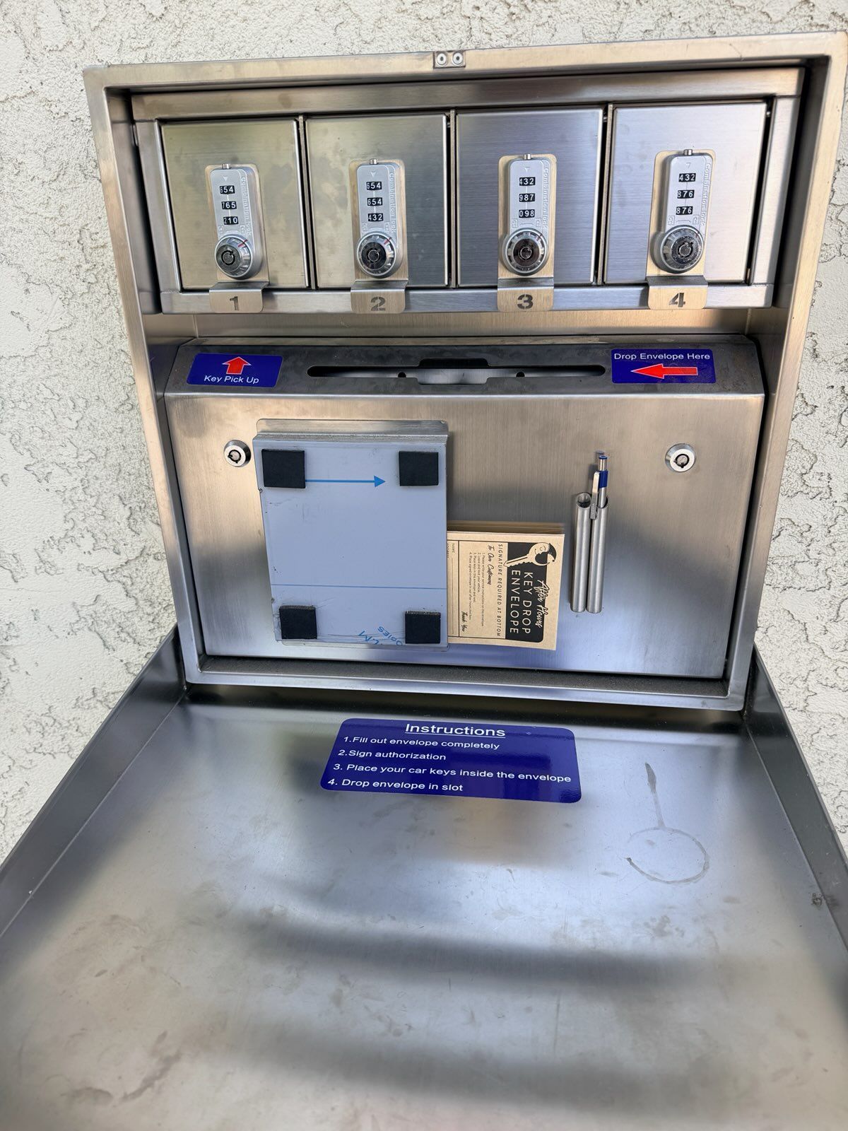 Open drop-off box for vehicle keys | AK Auto Repair