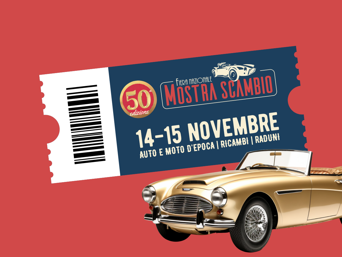 BIGLIETTO INGRESSO - MOSTRA SCAMBIO SORA - 50esima Edizione 14-15 Novembre 2026