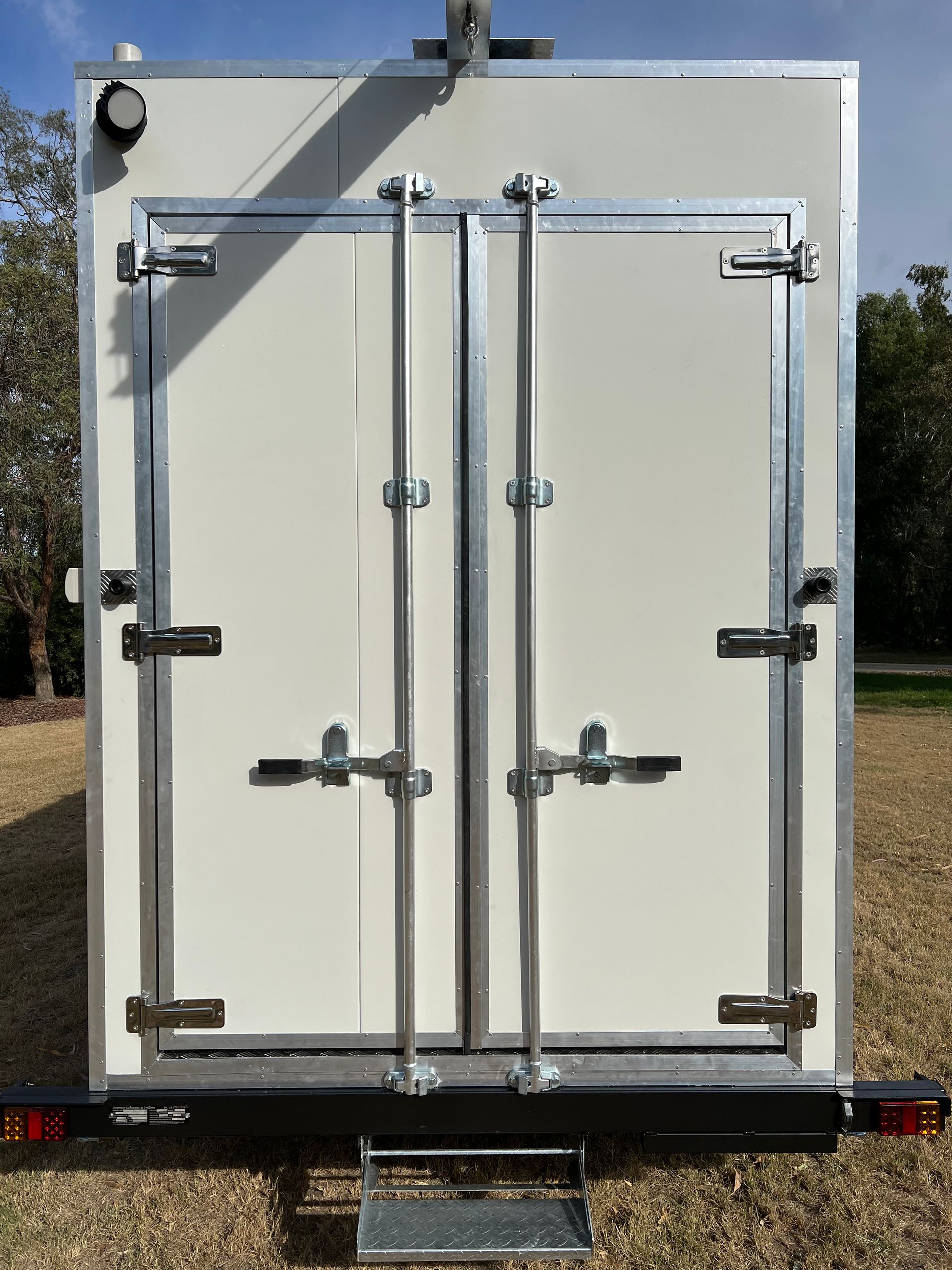 Dual doors