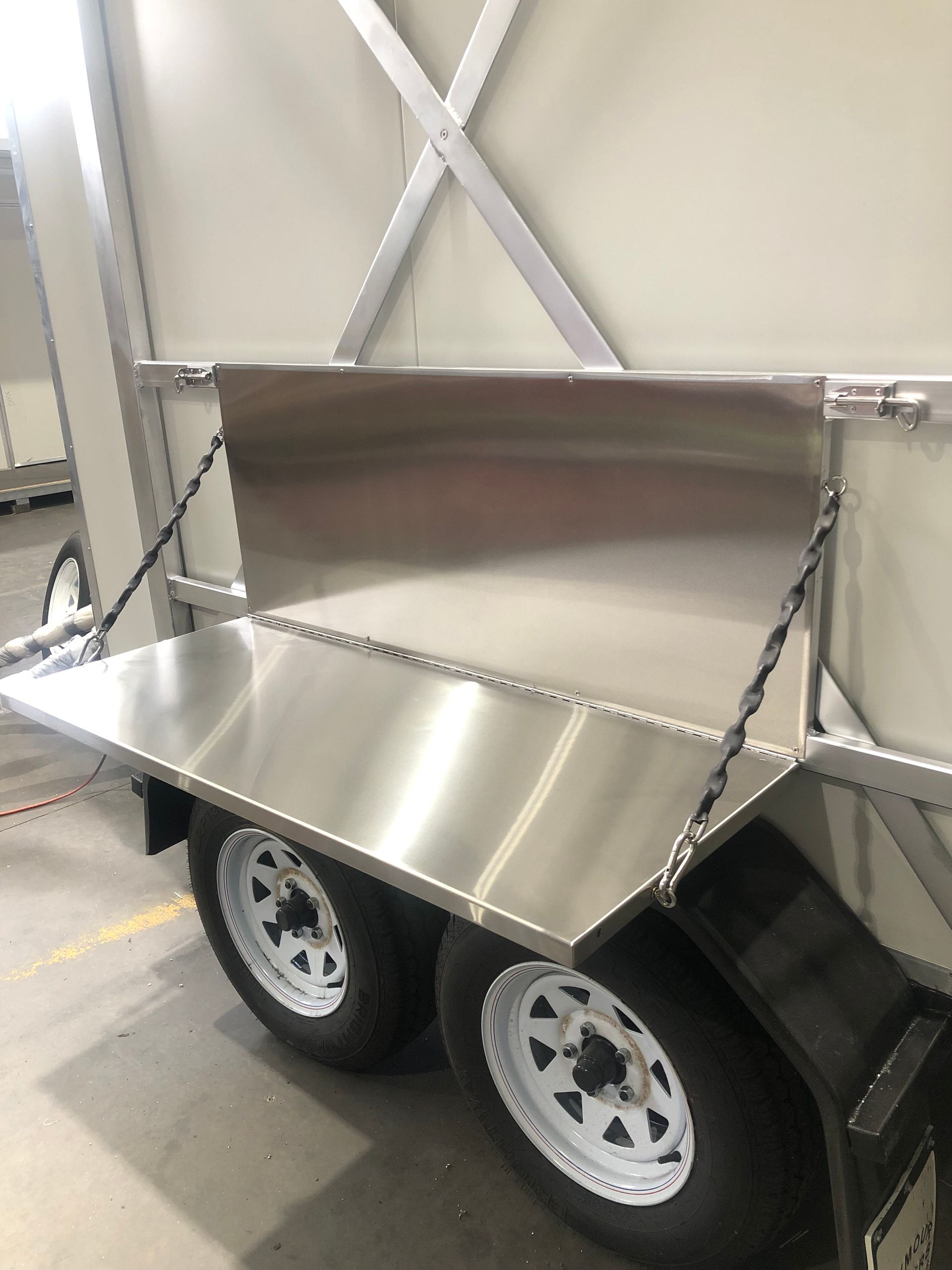 Stainless steel bench portable coolrooms