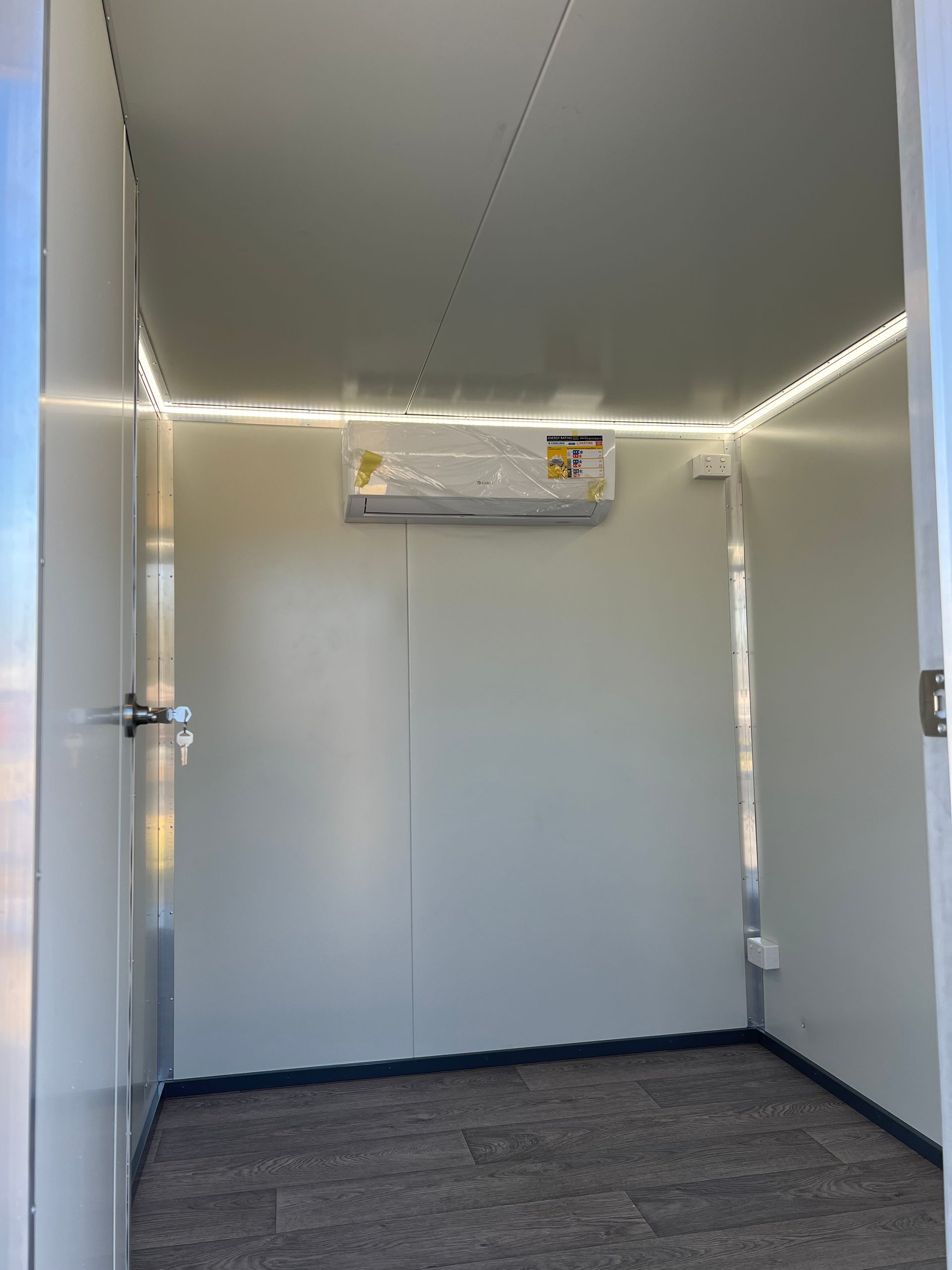 Strip lights portable coolrooms