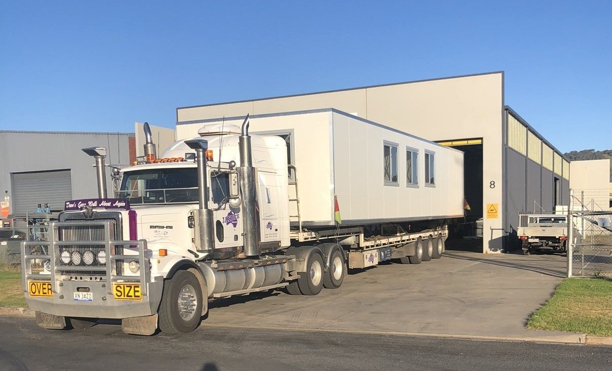 Tiny home portable building for portable coolrooms