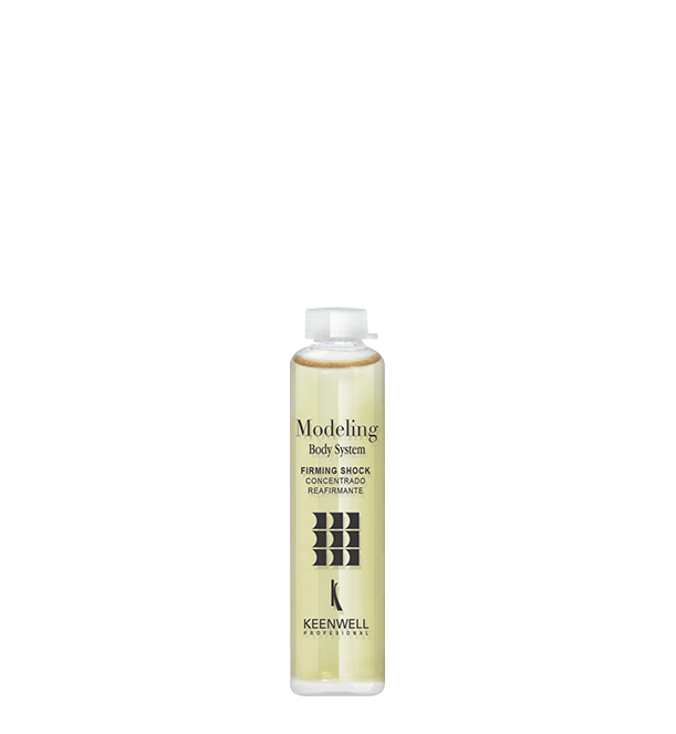 Flacone di siero per capelli giallo con tappo trasparente su sfondo bianco.