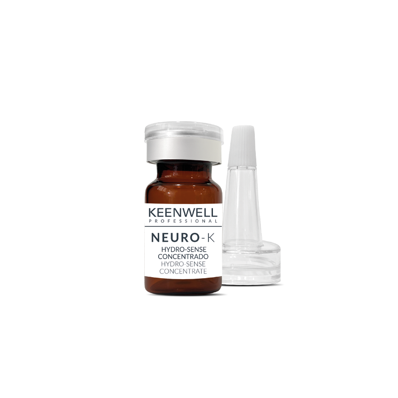 Flacone di siero Keenwell Neuro-K con contagocce su sfondo bianco.